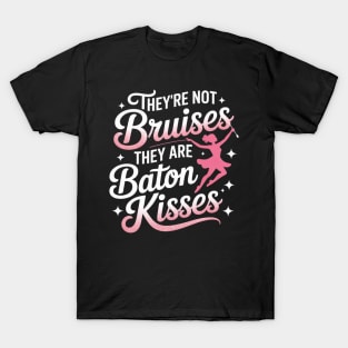 Twirler Majorettes They are Baton Kisses Baton Twirling T-Shirt